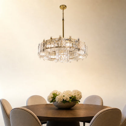 Wynvan Rock Crystal Chandelier