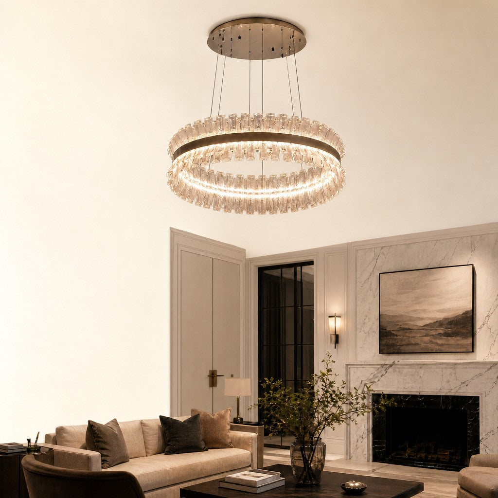 Xelor Contemporary Chandelier Dining Room 39"