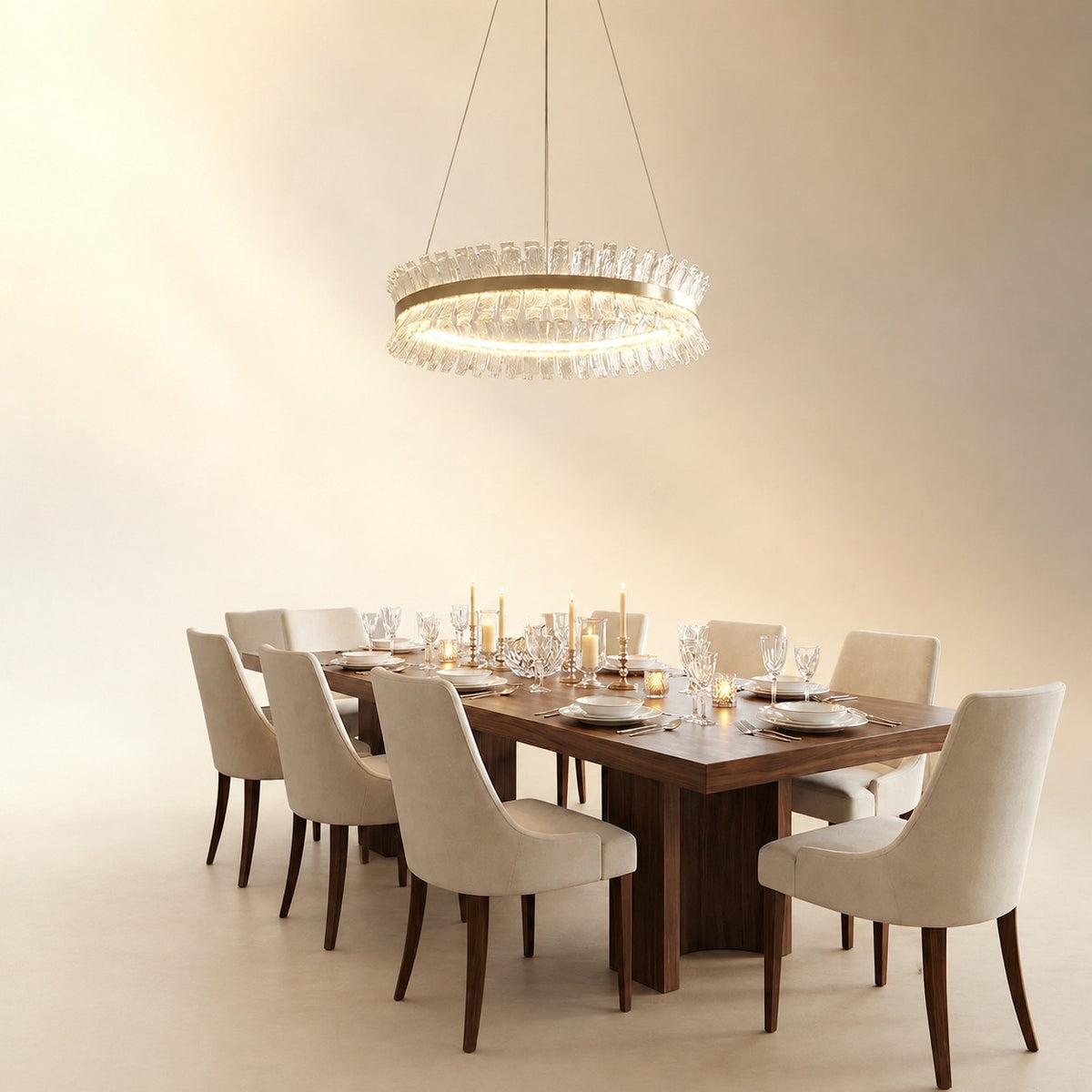 Xelor Contemporary Chandelier Dining Room 39"