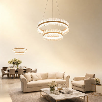 Xelor Modern Living Room Chandelier 31"
