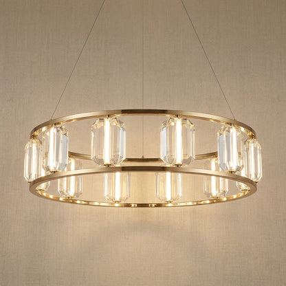 Loren Contemporary Crystal Chandelier