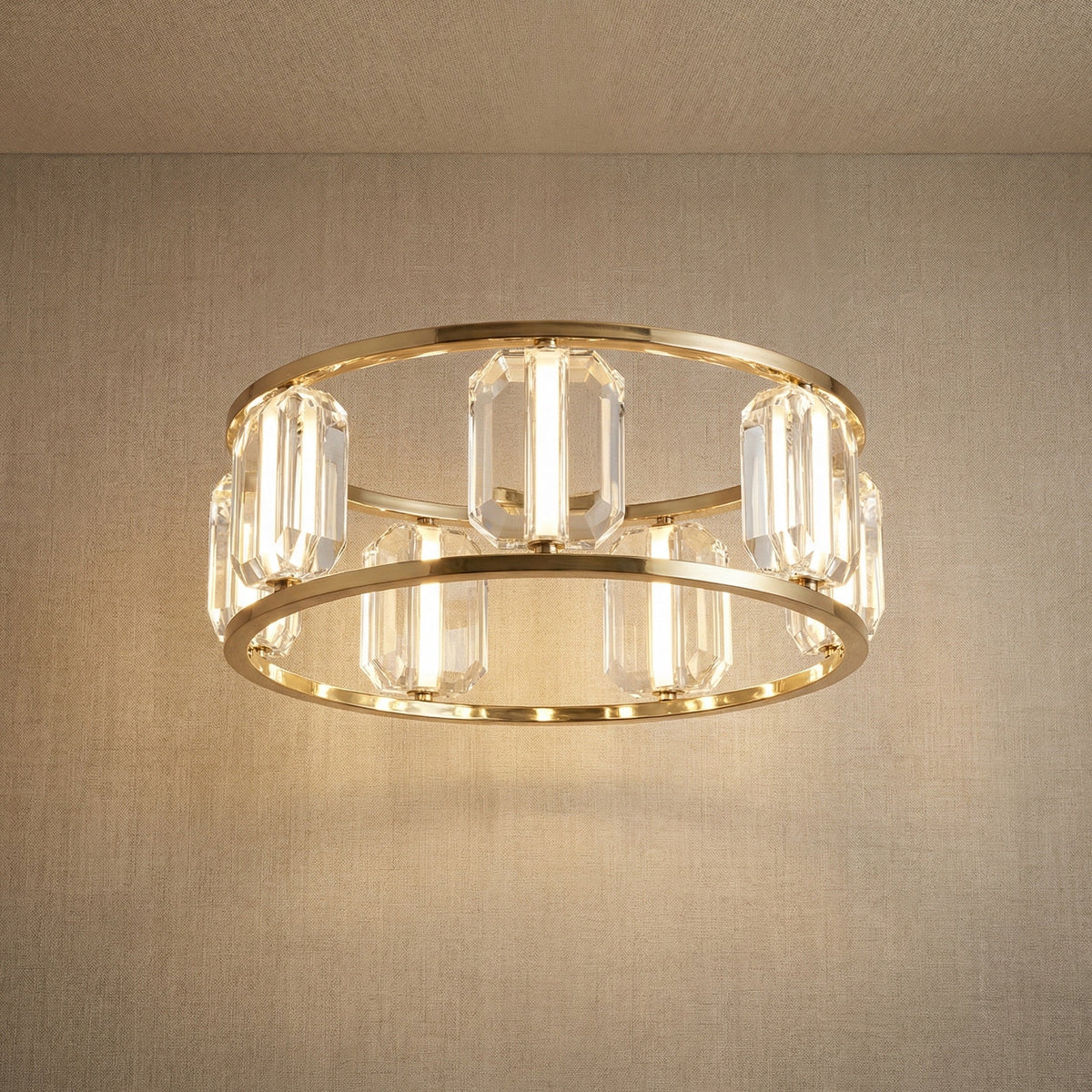 Loren Contemporary Crystal Chandelier