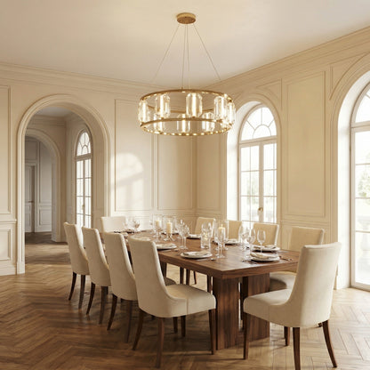 Loren Contemporary Crystal Chandelier