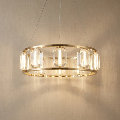 Loren Contemporary Crystal Chandelier