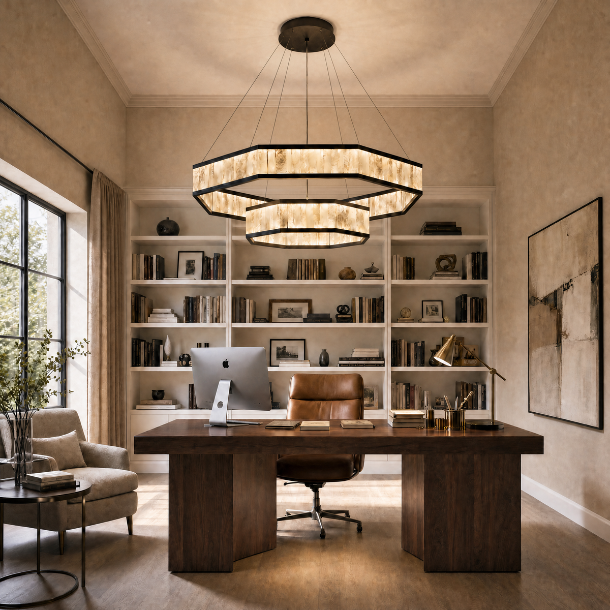 Ulien Modern Moroccan Stone Chandelier