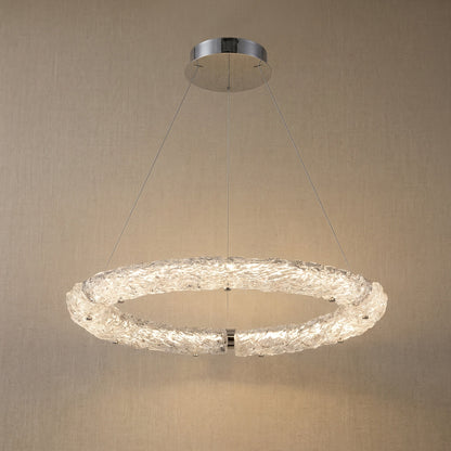 Belia Glamorous Modern Glass Chandelier