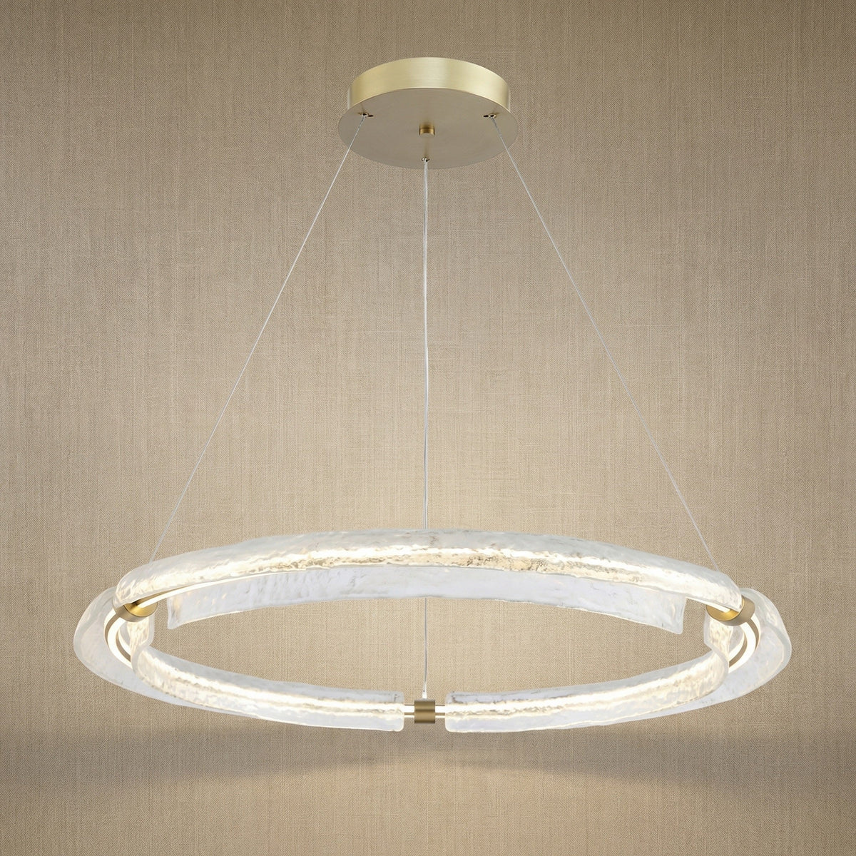 Rhoen Modern Glass Chandelier