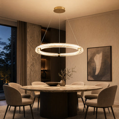 Rhoen Modern Glass Chandelier
