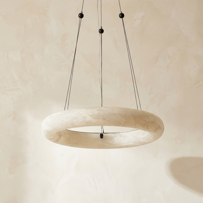 Single Ring Pendant Alabaster