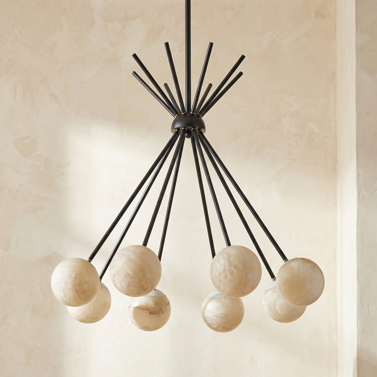 Starburst Alabaster Pendant Light