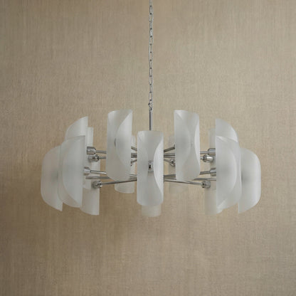 Helena Glamorous Glass Light Pendant 39"