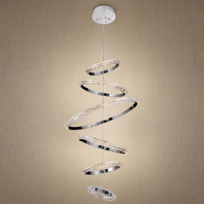 Wenen Crystal Cascading Chandelier 47.2"