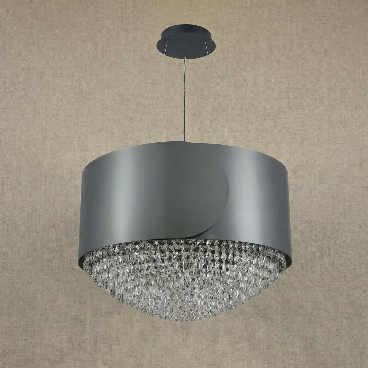 Valis Crystal Pendant Light 28"