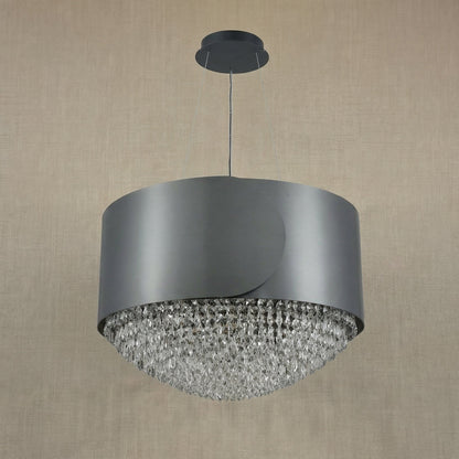 Valis Crystal Pendant Light 28"