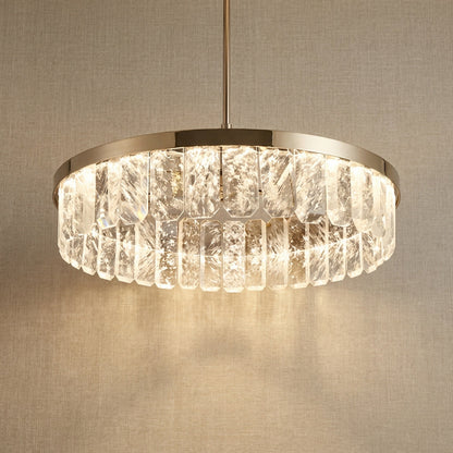 Fenis Round Crystal Chandelier