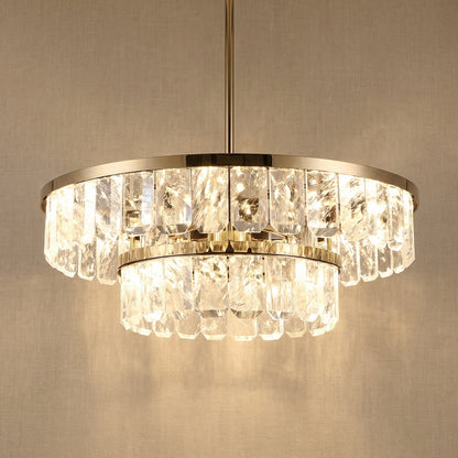 Fenis Round Crystal Chandelier