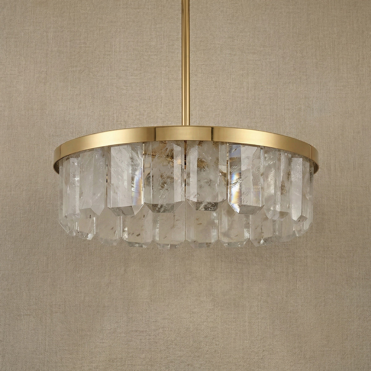 Fenis Round Crystal Chandelier