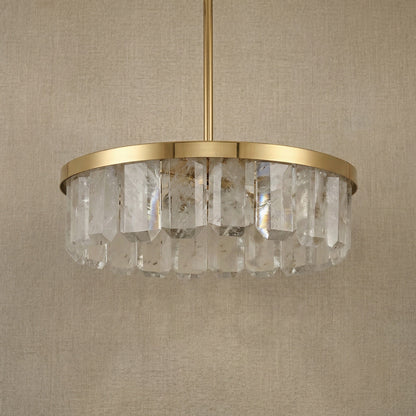 Fenis Round Crystal Chandelier