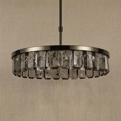 Fenis Round Crystal Chandelier