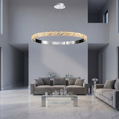 Ariis Ring Crystal Chandelier