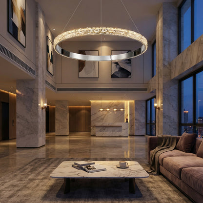 Ariis Ring Crystal Chandelier