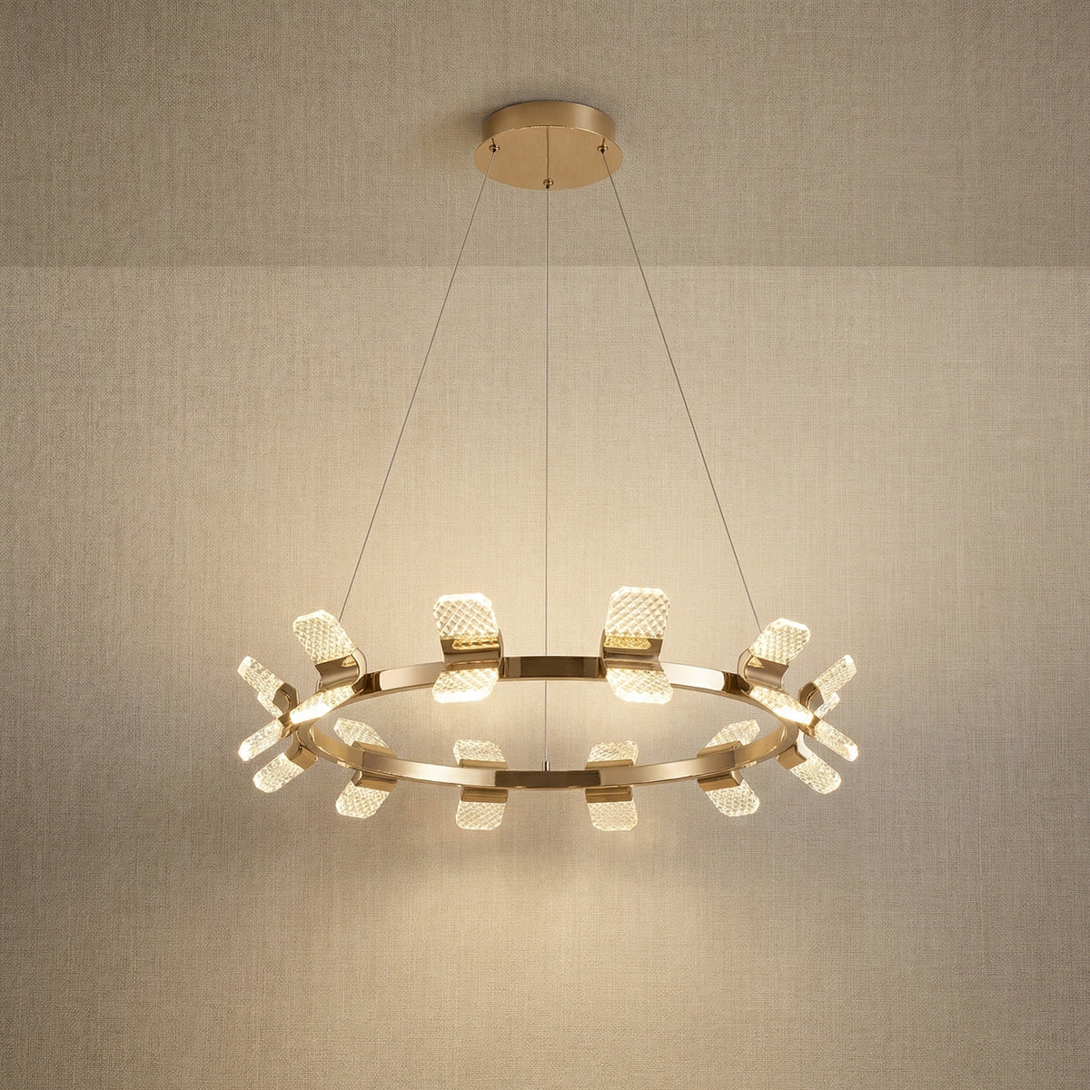 Isadora Modern Ring Chandelier 39"