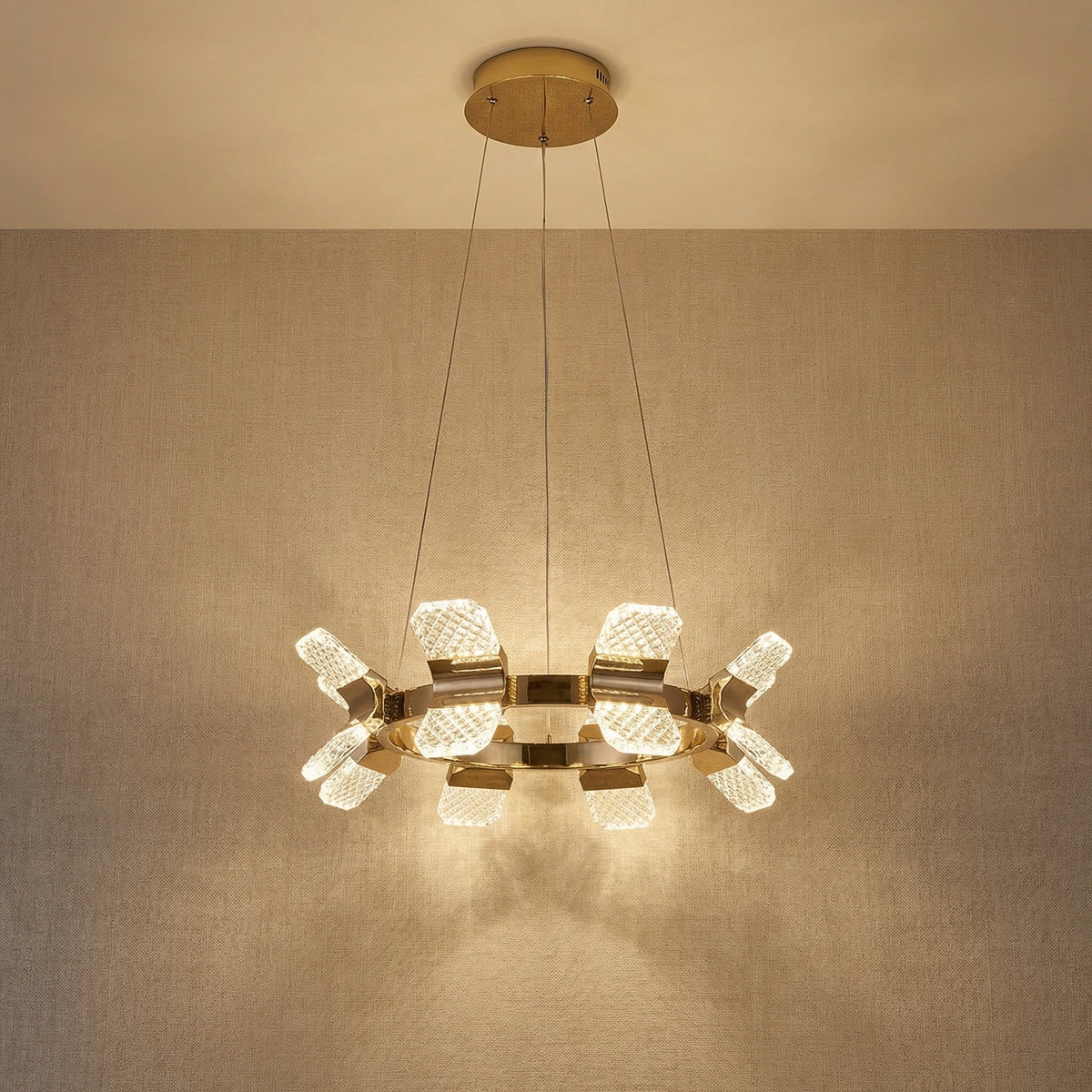Isadora Modern Ring Chandelier 39"