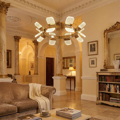 Isadora Modern Ring Chandelier 39"