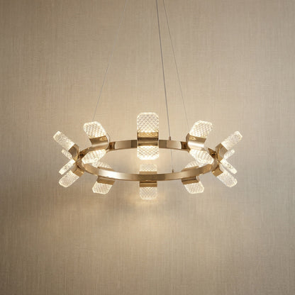 Isadora Modern Ring Chandelier 39"