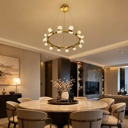 Isadora Modern Ring Chandelier 39"