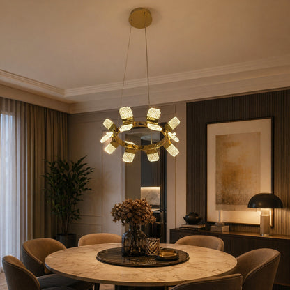 Isadora Modern Ring Chandelier 39"