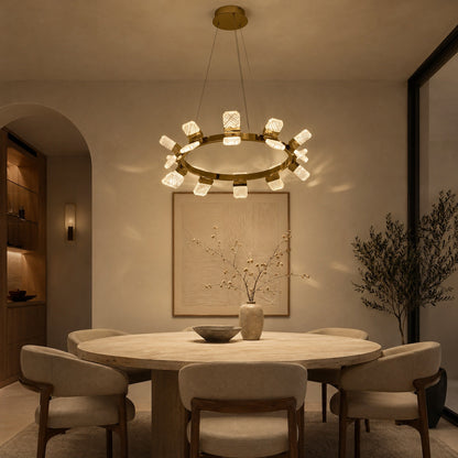 Isadora Modern Ring Chandelier 39"