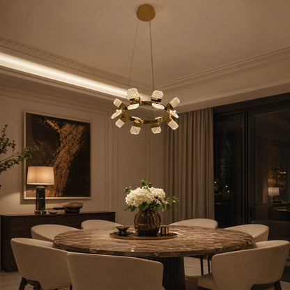 Isadora Modern Ring Chandelier 39"
