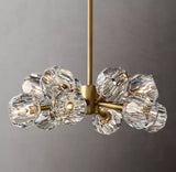 BOUBLE Modern Crystal Ball Round Chandelier 24"