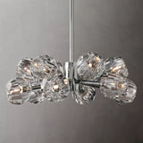 BOUBLE Modern Crystal Ball Round Chandelier 24"