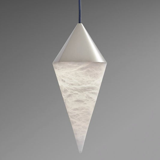 Hannah Alabaster Chandelier,  Simple Pendant Light