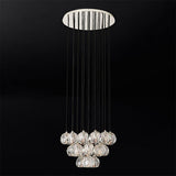 BOUBLE Crystal Ball Cluster Chandelier 24"