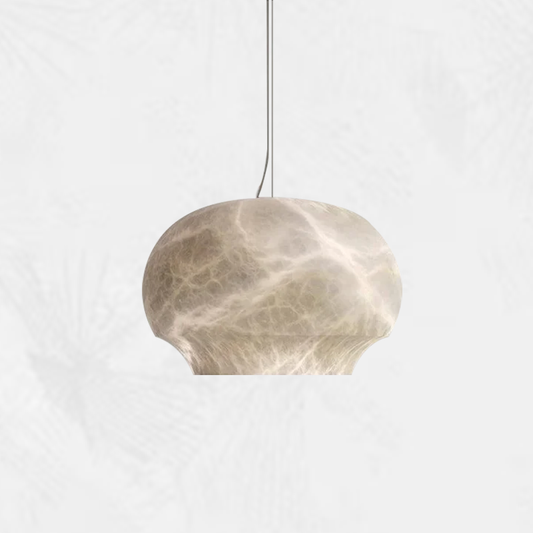 Culoud Alabaster Dome Pendant Light