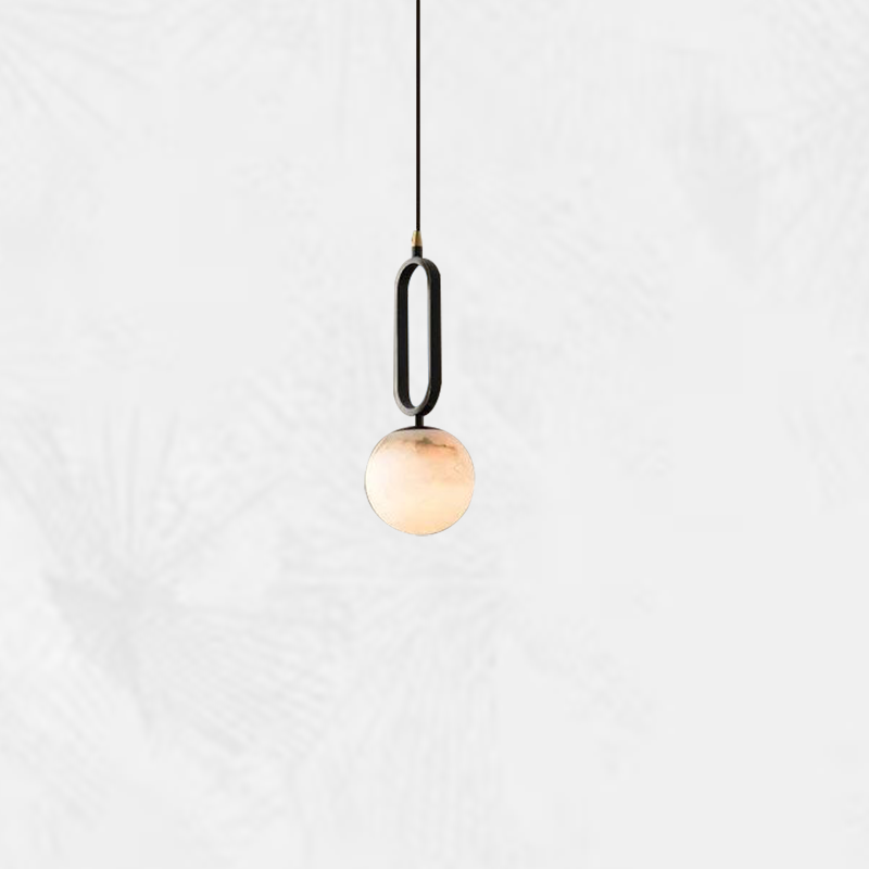 Culoud Modern Alabaster Sphere Pendant Light