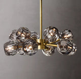 BOUBLE Modern Crystal Ball Round Chandelier 24"