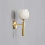 Antonia Modern Alabaster Globe Wall Sconce For Bedroom Wall Light Fixtures J-CHANDELIER   