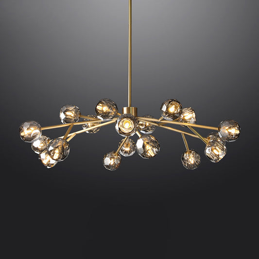 BOUBLE Crystal Ball Modern Round Chandelier 48"