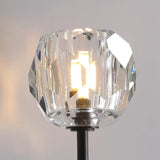 BOUBLE Clear Crystal Ball Wall Sconce 28"H