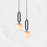 Culoud Modern Alabaster Sphere Pendant Light