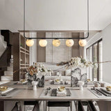 Alabaster Global Linear Chandelier