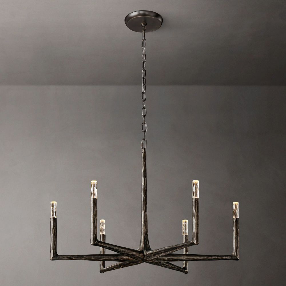 Avarit Forged Round Chandelier 36"