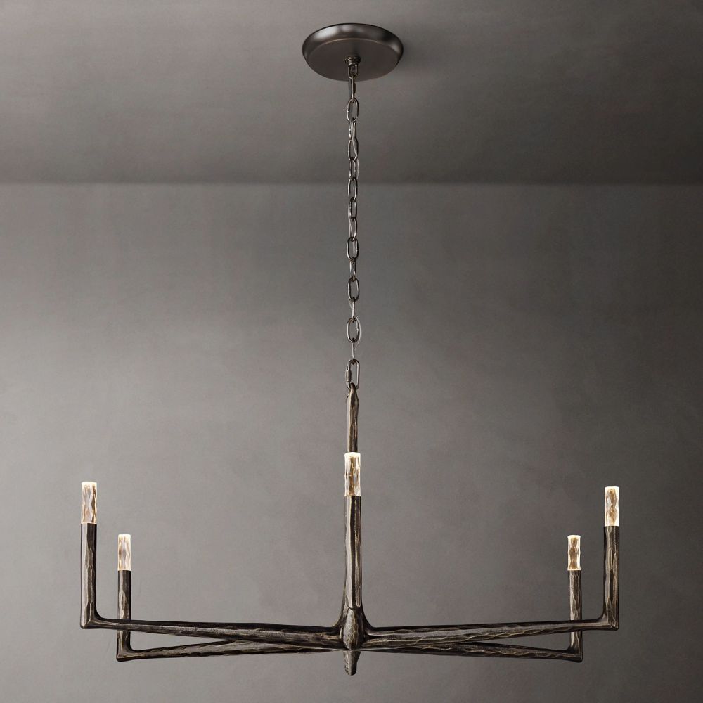 Avarit Forged Round Chandelier 48"