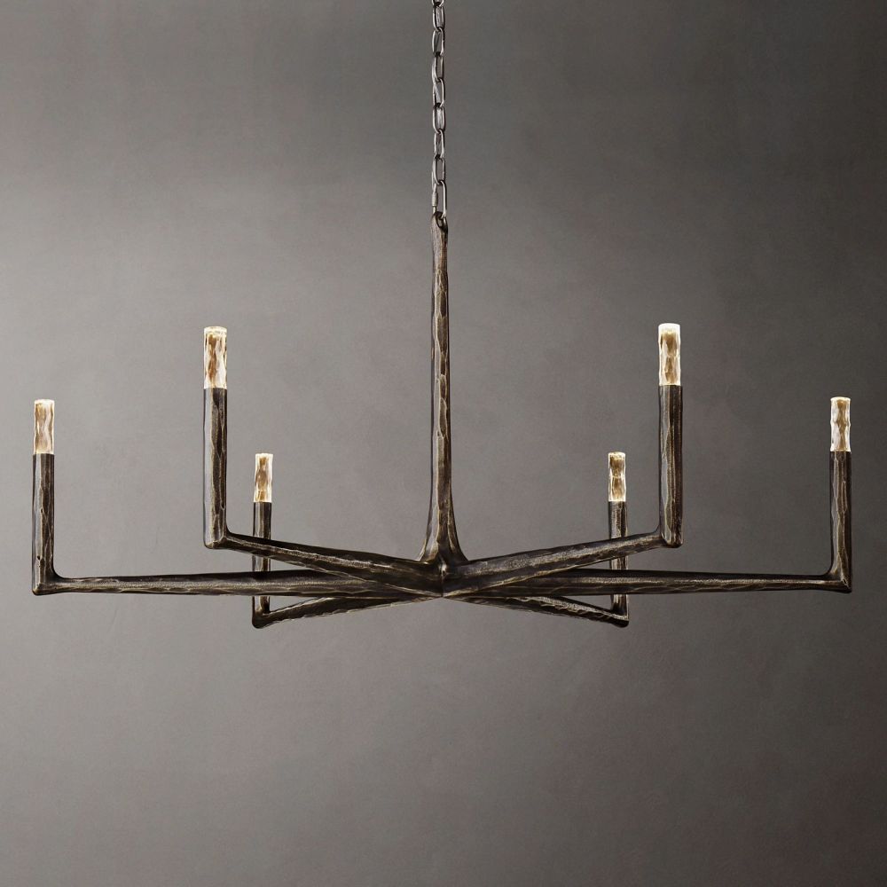 Avarit Forged Round Chandelier 48"