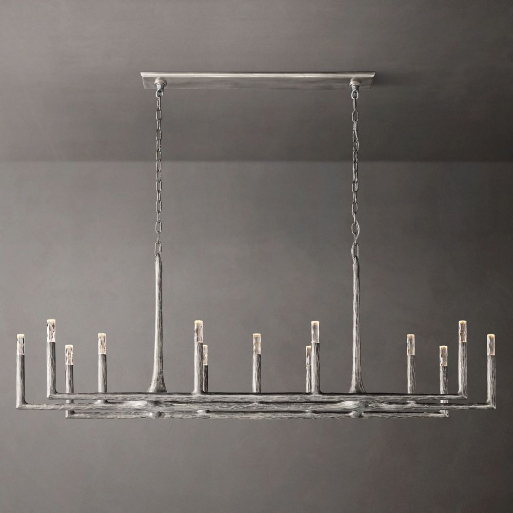 Avarit Forged Linear Chandelier 72"