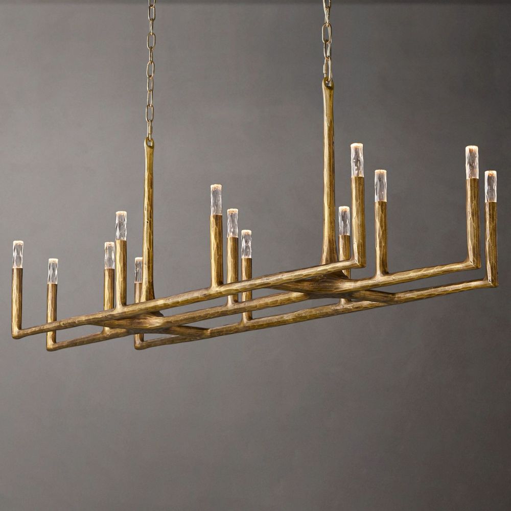 Avarit Forged Linear Chandelier 72"